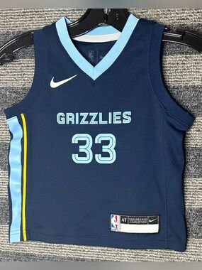 Nike Marc Gasol Memphis Grizzlies NBA Basketball Toddler Jersey Size 4T EUC